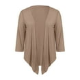thumbnail image 3 of Women Solid Small Shawl Top Cardigan Fashion Short Sleeve Breathable Mesh Beach Sunscreen Cardigan Sweaters for Women plus Size over Size Sweater for Women Light Weight Sweater Cardigan Women Fall, 3 of 3