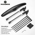 thumbnail image 2 of ROCKBROS Road Bicycle Fenders Set Adjustable Quick Release Lightweight Rear Front Bike Mud Guard, 2 of 18
