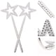 thumbnail image 3 of 12 varitas mágicas de hada con forma de estrella para disfraces de niñas, ideales para fiestas de cumpleaños, bodas, Halloween, cosplay y Navidad (plateadas/22 mm)., 3 of 7