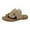 Khaki, variant on IUJSOY Flip Flops for Women Tie up Bow Slip on Slide Sandals Fashion Summer Beach Shoes Flats