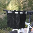 thumbnail image 4 of Bicicleta Bolsa de transporte para manillar Ndcxsfigh de bicicletacesta de aleación de aluminio delantera para MTB (negro), 4 of 8