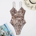 thumbnail image 2 of Conjunto de ropa de playa con estampado de leopardo y cinturón para mujer Fridja nalpqowj28391, 2 of 8