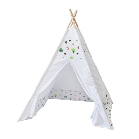 Xuanheng Kids Teepee Tent Portable Cute Indian Teepee for Playgrounds Parks Barbecues Forest