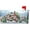 A02, variant on Winter Snowman Magnetic Mailbox Cover Merry Christmas Mailbox Cover Magnetic Mailbox Wraps Post Letter Box Cover Garden Standard Size 18x21