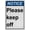 Warning Sign 3, variant on Keep Off Rocks Sign, Industrial Safety Warning Sign 8"x12" - UV Resistant, Weatherproof Plastic, Indoor Outdoor for Outdoor Workplace