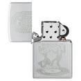 thumbnail image 4 of Zippo Lighter: Swing Dancing Couple, Engraved - Satin Chrome 48728, 4 of 6