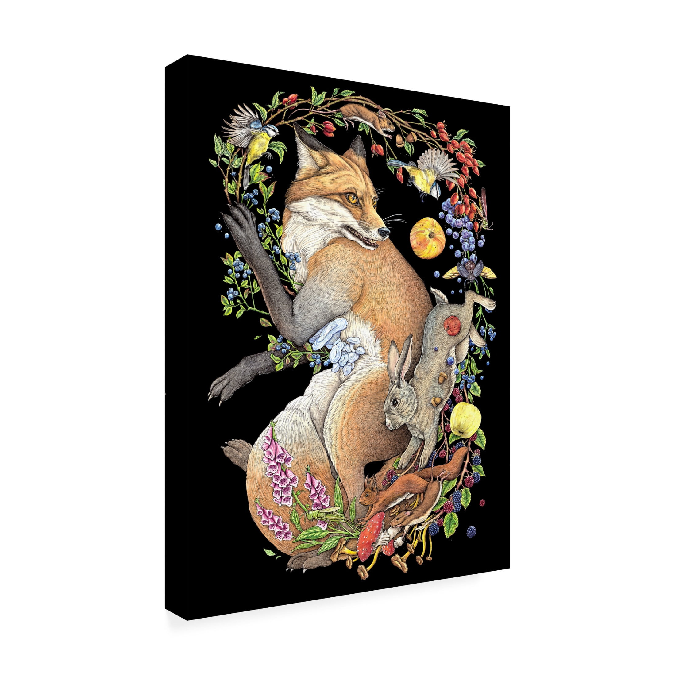 Trademark Fine Art Lea Chaillaud Foxglove Canvas Wall Art