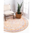 thumbnail image 1 of Unique Loom 3143209 3 Pi 3 Po x 3 Pi 3 Po Tapis Rond Williamsburg Brighton&44; Orange, 1 of 1