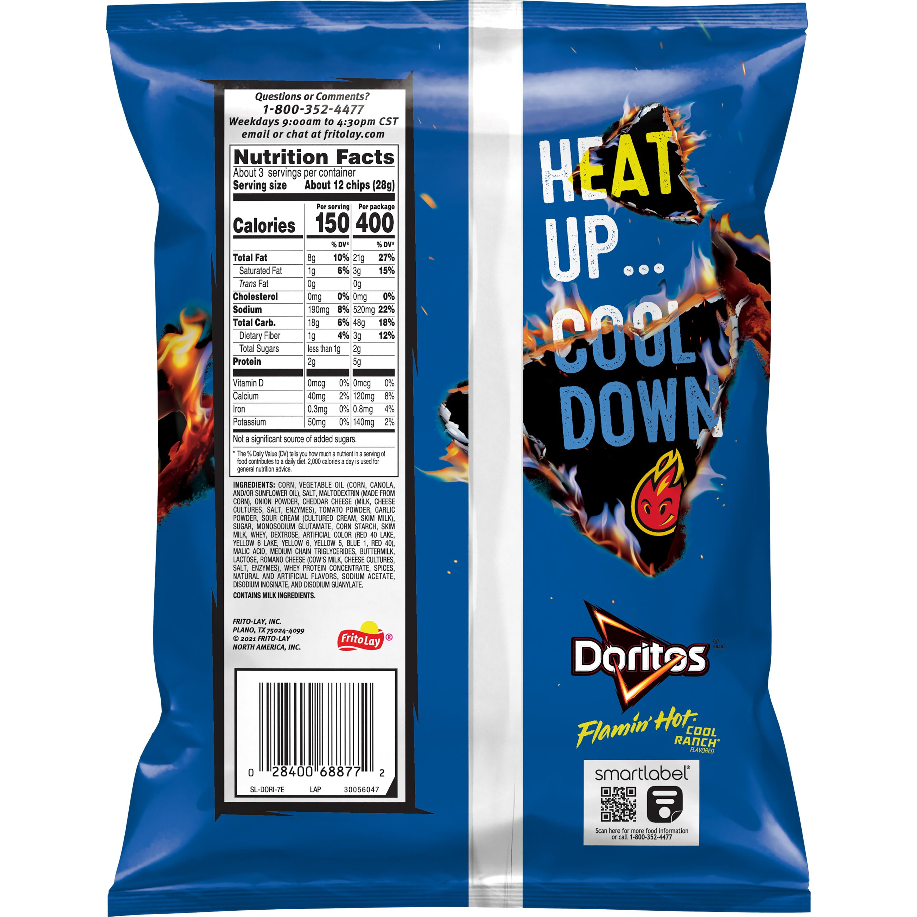 Doritos Flamin' Hot Cool Ranch Flavored Snack Chips, Sri Lanka Ubuy
