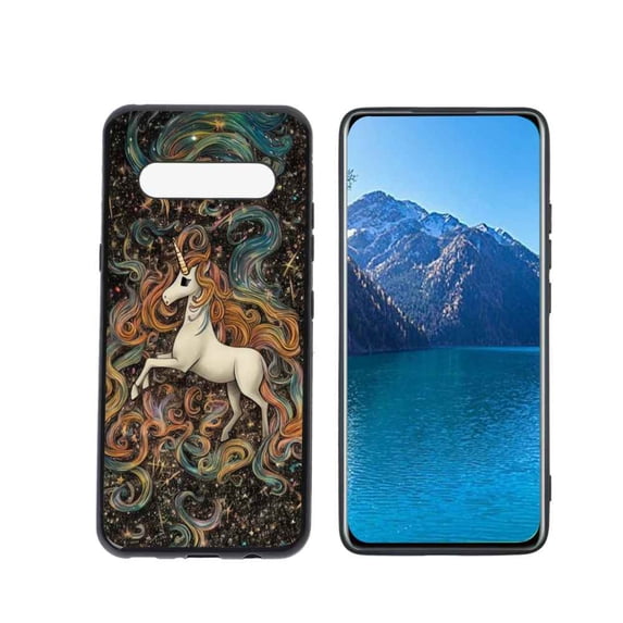 Compatible with LG V60 ThinQ 5G Phone Case, Unicorn-702 Case Silicone Protective for Teen Girl Boy Case for LG V60 ThinQ 5G