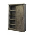 thumbnail image 2 of Martin Furniture Avondale 5 Shelf Bookcase in Gray and Weathered Oak, 2 of 5