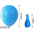thumbnail image 3 of PMU 25 Pcs 11 Inch Robin's Egg Azure Blue Balloons for Birthdays, Engagements, Weddings Christmas Anniversaries, Baby Showers & Party Backdrop Favors - Supplies Pkg/25, 3 of 8