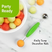 Prep Solutions مكبس البطيخ ذو النهاية المزدوجة من الفولاذ المقاوم للصدأ