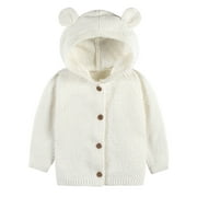 Angle View: Modern Moments by Gerber Baby Girls Sweater Knit Cardigan, (NB - 12M)