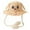 A1#-C, variant on Kids Cute Rabbit Ear Moving Straw Sun Hat, Children's Fun Summer Beach Cap