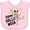 AD-Pink, variant on Inktastic Happy Halloween with Dancing Skeleton Boys or Girls Baby Bib