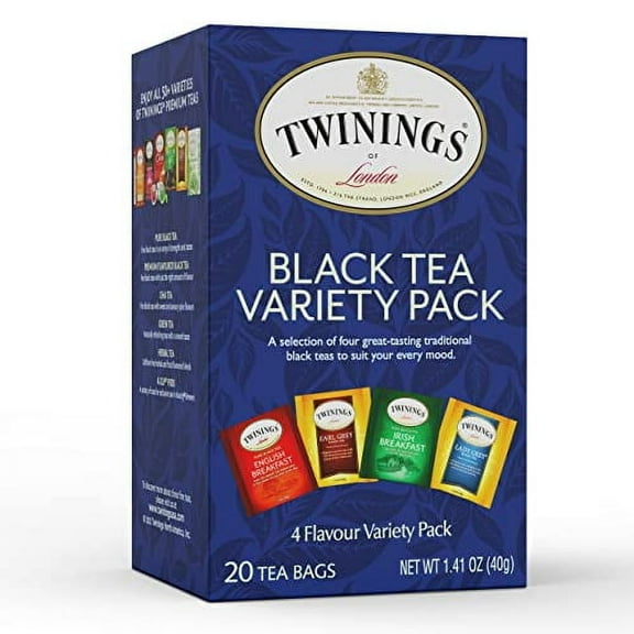 Twinings, Black Tea Variety Pack, 20 Tea Bags, 1.41 oz