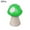 Green, variant on SPRING PARK 20Pcs Mini Toadstool Mushroom Fairy Garden Ornament Decoration Crafts Tool