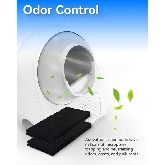 CATLINK Automatic Cat Litter Box Filter, Suitable for Scooper Young , Luxury PRO, Ultra, Litter Box, Odor Control (2 pcs)