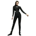 thumbnail image 1 of Women's Full Body Wetsuit Cold Water Keeping Warm Neoprene Diving Suit Rash Guard One-Piece Long Sleeve Zip Quick Dry Sunsuit, 1 of 9
