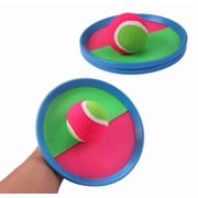 Toss and Catch Ball Set, Catch Game Toys , Beach Toys Paddle Ball Game Set with 2 Paddles and 1 Balls, Outdoor Games for Boys & Girls
