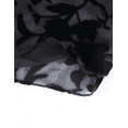 thumbnail image 6 of WeHello Women's Burnout Velvet Kimono Black Cardigan Cover Up Holiday Casual Cardigan Shawl Tops, 6 of 9