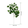 thumbnail image 2 of Plantas Artificiales Realistas Cateissary con Hojas de Seda 10 Piezas, 2 of 6