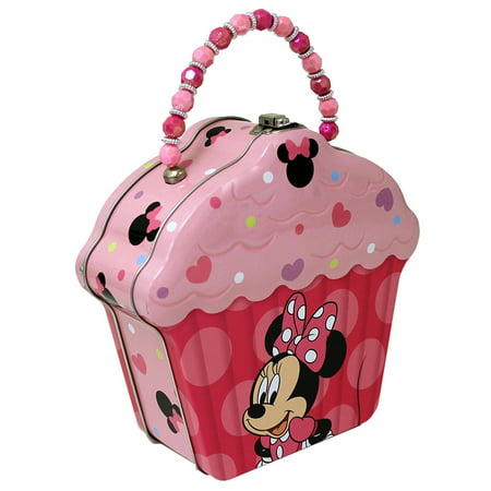Scoop Purse - Disney - Minnie Mouse Cupcake Metal Case tin523607