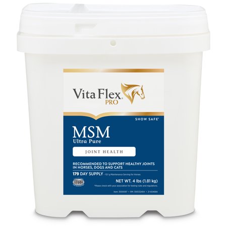 UPC: 0758900002098 | Vita Flex Pro MSM Quality Joint Supplement for Horses White 4 Pounds