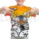 thumbnail image 4 of Camiseta para niños The Battle Cats, camiseta para bebés, niños y niñas, linda camiseta de dibujos animados, camiseta de manga corta de verano para niños, camisetas con cuello redondo, 4 of 5