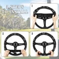 thumbnail image 6 of ZUXONGSY Galaxy Golf Cart Steering Wheel Cover Sun Moon Universal Auto Accessories Heat Resistant Steering Wheel Covers Good Texture Nice Look Protector Cover Club Car Golf Cart Interior Decor, 6 of 7