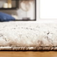 thumbnail image 4 of SAFAVIEH Jericho Ognen Geometric Polyester Shag Area Rug, Ivory/Black, 9' x 12', 4 of 8