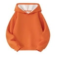 thumbnail image 4 of Blusa con capucha de manga larga para niñas y niños, primavera y otoño, sudadera con capucha de manga larga de color liso, top versátil de moda, abrigo con capucha para hombres y mujeres, sudadera con, 4 of 8