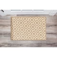 thumbnail image 2 of Hawthorne Collection 1'10" x 2'10" Hand Hooked Key Wool Rug in Beige, 2 of 5
