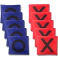 thumbnail image 1 of Puf Toss Game Kanosan, 10 unidades, rojo y azul, 12 x 12 cm, 1 of 6