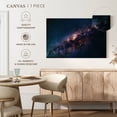 thumbnail image 5 of Elephant Stock Stars In Milky Way Wall Art - Horizontal Canvas Wall Art - Living Room Wall Decor - Astronomy & Space Canvas - Blue And Orange Decor - 12" x 8", 5 of 8