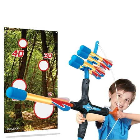 New-Bounce Kids Bow and Arrow - Foam Bow and Arrows Archery Set for ...