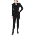 thumbnail image 3 of Calvin Klein Womens Cut-Out Ribbed Knit Pullover Sweater, 3 of 4