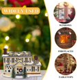 thumbnail image 3 of EASTIN Résine la Maison de Vacances Griswold Statue Mini Noël Neige Village Ornements, 3 of 6