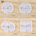 thumbnail image 1 of 4PCS Round Coaster Molds for Resin Casting Silicone Coaster Molds for Cake Holder Resin Tray Coaster Mold Kit, 1 of 9