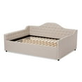 thumbnail image 4 of Baxton Studio Eliza Tufted Queen Daybed in Light Beige, 4 of 7