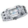 thumbnail image 4 of Reloj Binario Para Hombres Reloj Binario Binario Digital Reloj Binario Con Luz De Fondo Azul Movimiento De Cuarzo Japonés 50m Resistente Al Agua Para Hombres Padres Novios, 4 of 7