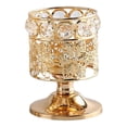 thumbnail image 1 of Candelabros de cristal Baoblaze decoración navideña porta vela 8x8x12cm, 1 of 8