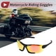 thumbnail image 2 of Gafas de motocicleta Unique Bargains, gafas de sol ciclismo de tri-acetato de celulosa, lentes rojos, marco negro, 2 of 6
