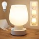 thumbnail image 1 of Lámpara de Mesa y Buró Táctil, Lámpara de Noche Escritorio Moderna con Bombilla LED de Luz 3000K, 3 Niveles Regulable, Pantalla de Vidrio Esmerilado y Base de Metal para Recámara Dormitorio y Oficina, 1 of 7