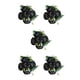 thumbnail image 3 of Ramo de Peonías Artificiales Inteprter Flores de Seda Negro Púrpura, 3 of 6