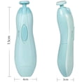 thumbnail image 3 of Electric Baby Nail Trimmer | Safe Newborn Toddler Nail File Clippers Kit for Triming and Polishing with Light, 3 of 4