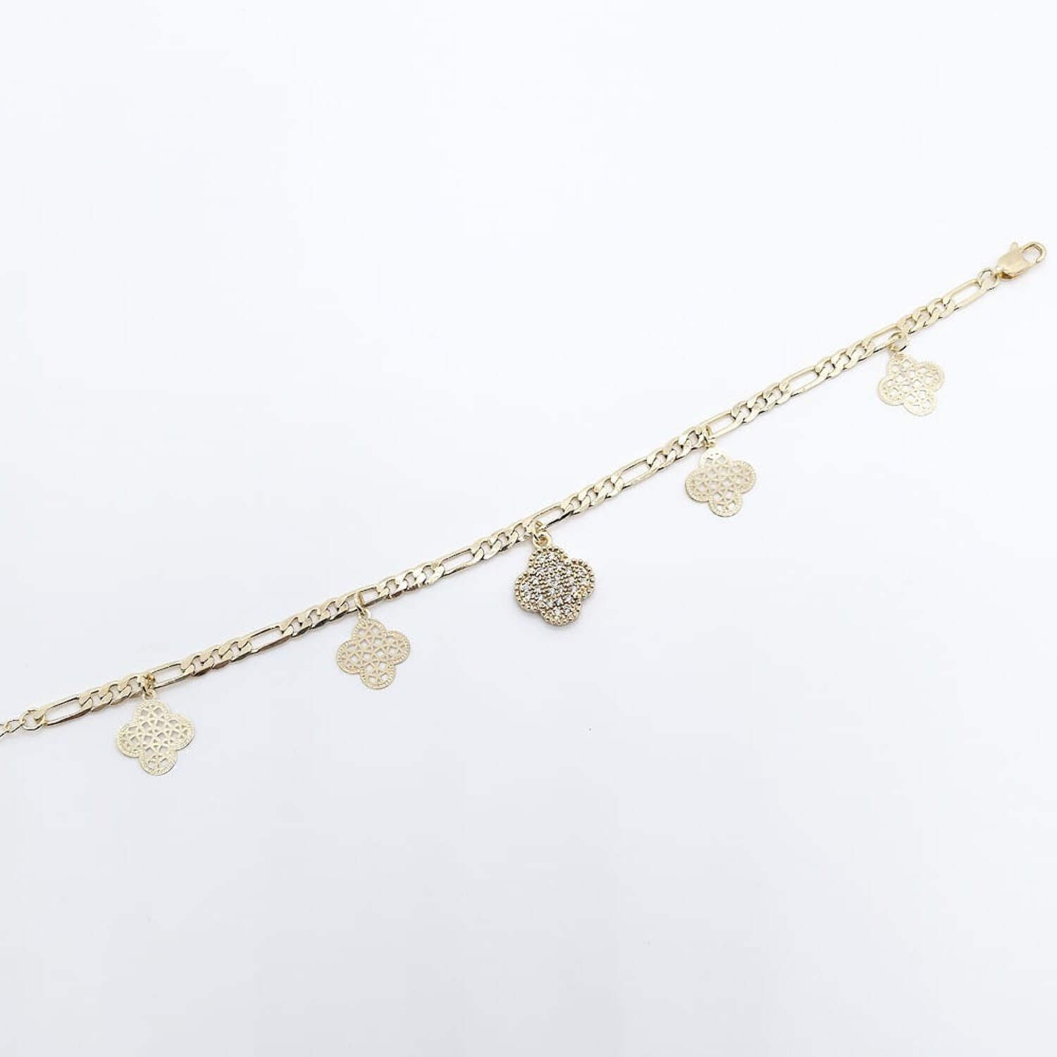 Lucky Clover Anklet