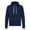 True Navy Solid, variant on J America JA8871 Adult Triblend Pullover Fleece Hooded Sweatshirt