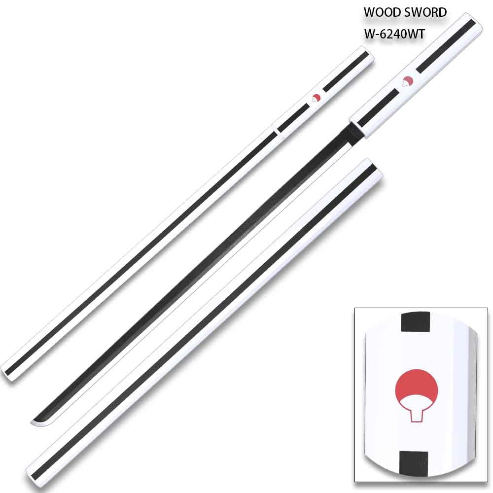 Sasuke Kusanagi "Grass Cutter" Ninja Sword - White Cosplay Katana